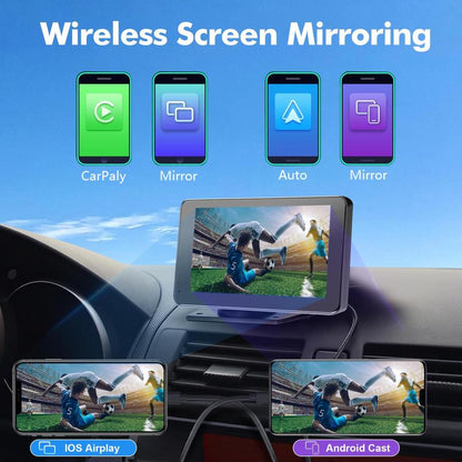 Wireless CarPlay Screen for Andriod & iPhone